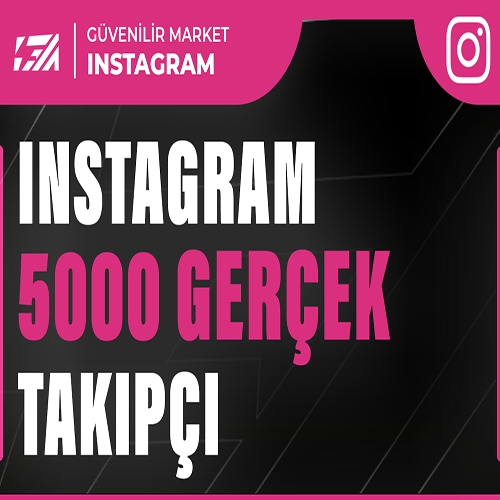  5000 İnstagram Gerçek Takipçi - Garantili